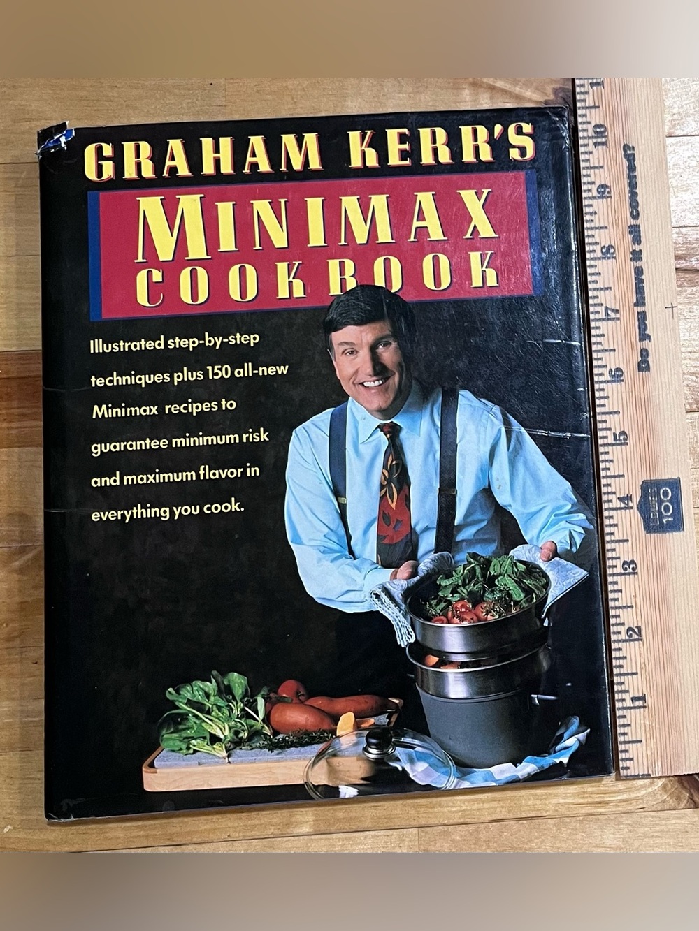 1st Ed HC Graham Kerr's Minimax Cookbook Oct. 1992. Perfect spine,nostalgic gift